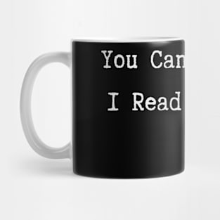 I read banned books T Shirt  readers reading gift Mug